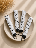 White & Black Keychain